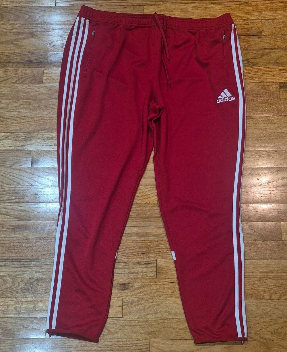 Adidas Climacool Red White Track Pants Men's Size 2XL